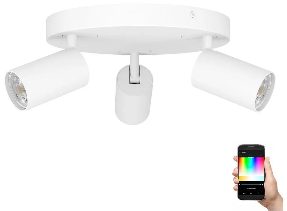Eglo 900338 - LED RGBW Dimmelhető spotlámpa TELIMBELA-Z 3xGU10/4,9W/230V