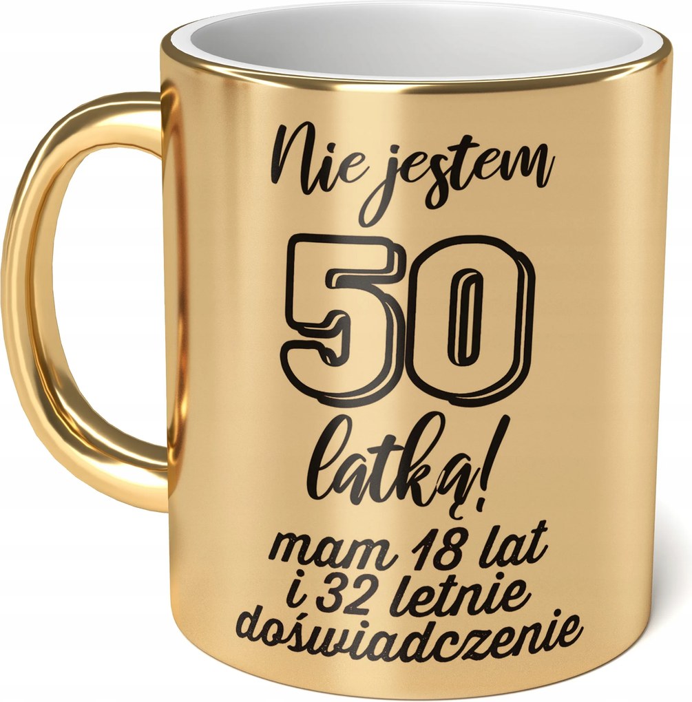 Kerámia bögre 330 ml Nem vagyok 50 Az 50 Születésnapra Ajándék Nőknek