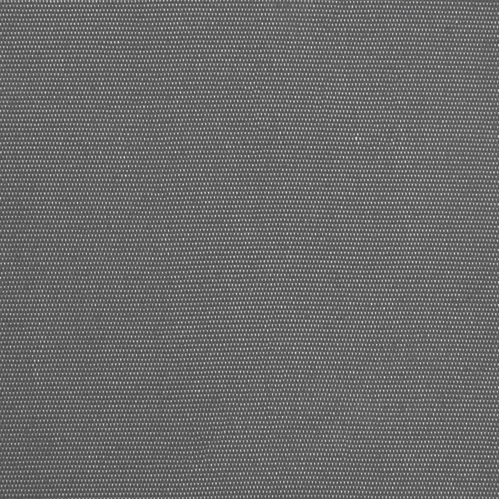 antracit szövet és acél feltekerhető napellenző 150 x 150 cm