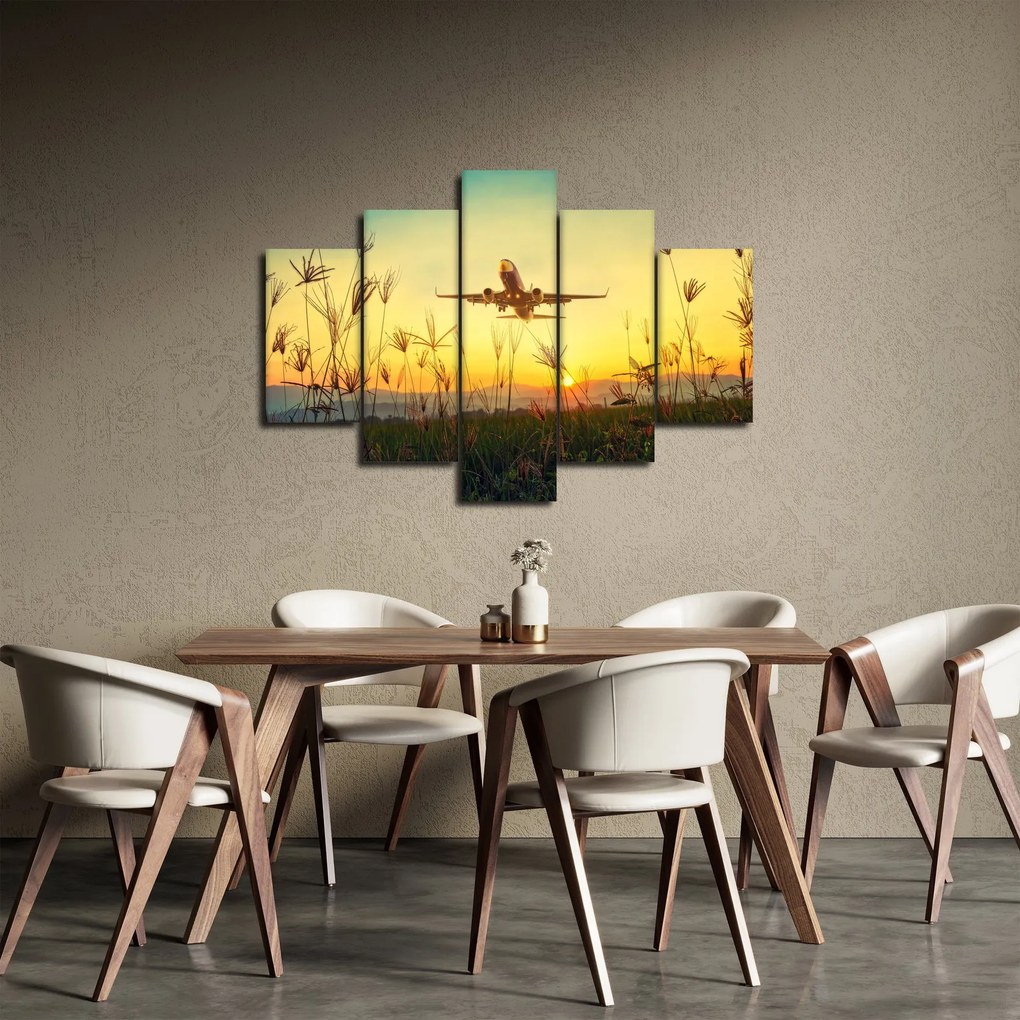 Kép a repülőgép felszállásáról (150x105 cm)