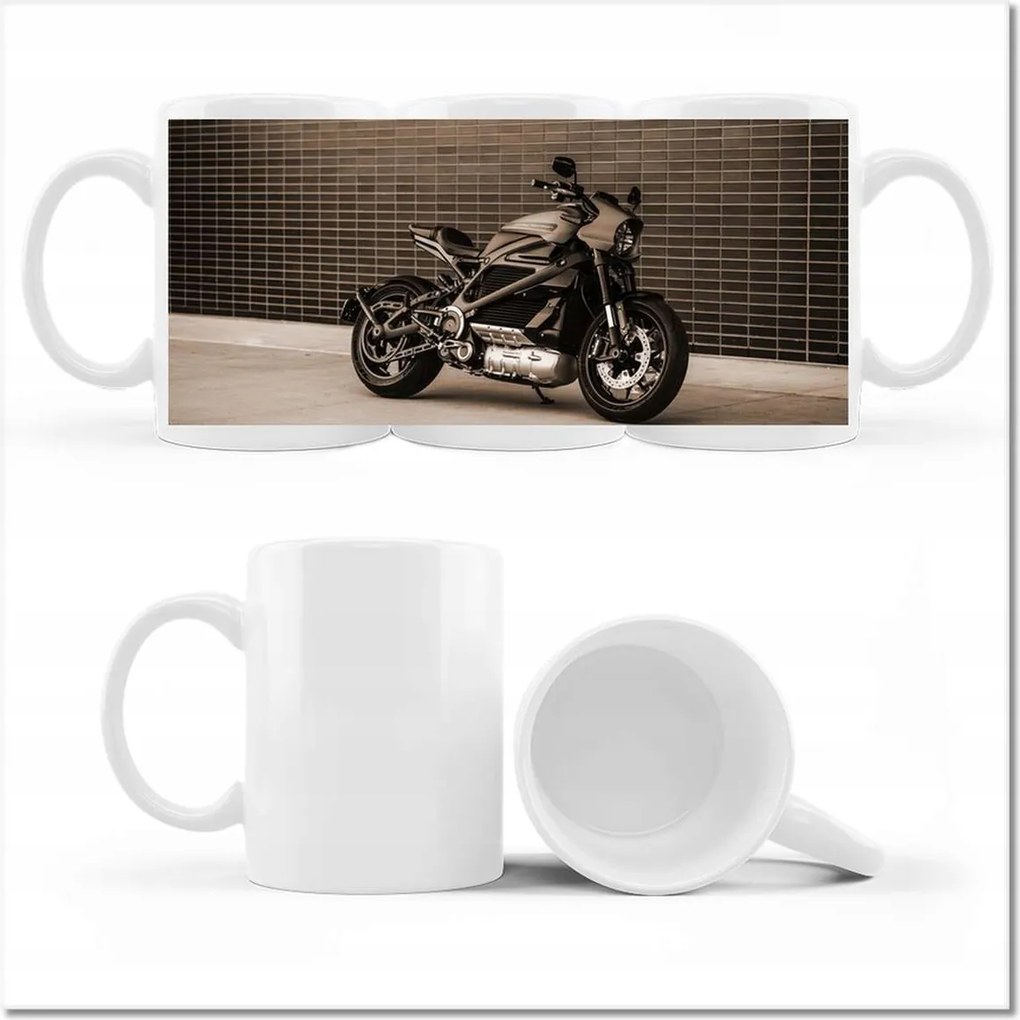 Harley Davidson fényképes bögre Motorkerékpár