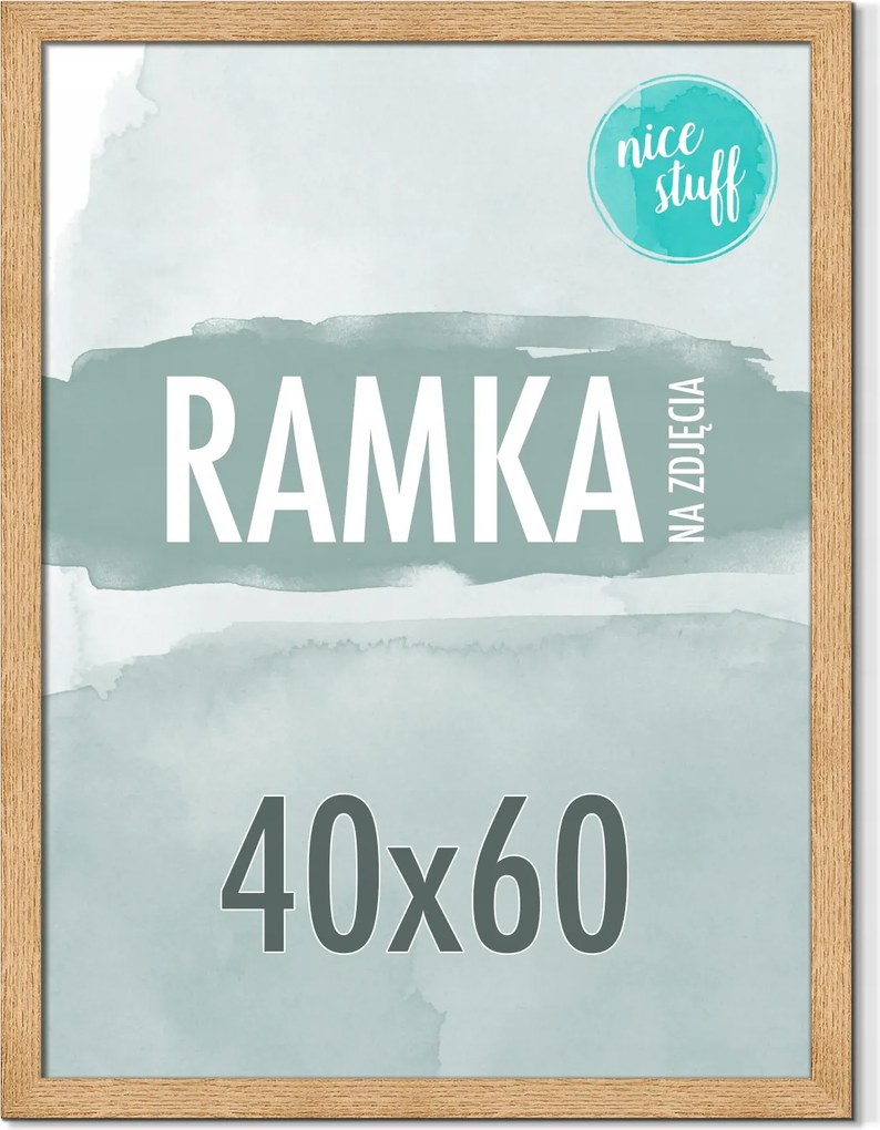 Képkeret 40x60 Képkeret Fotó 60x40 Mdf Barna