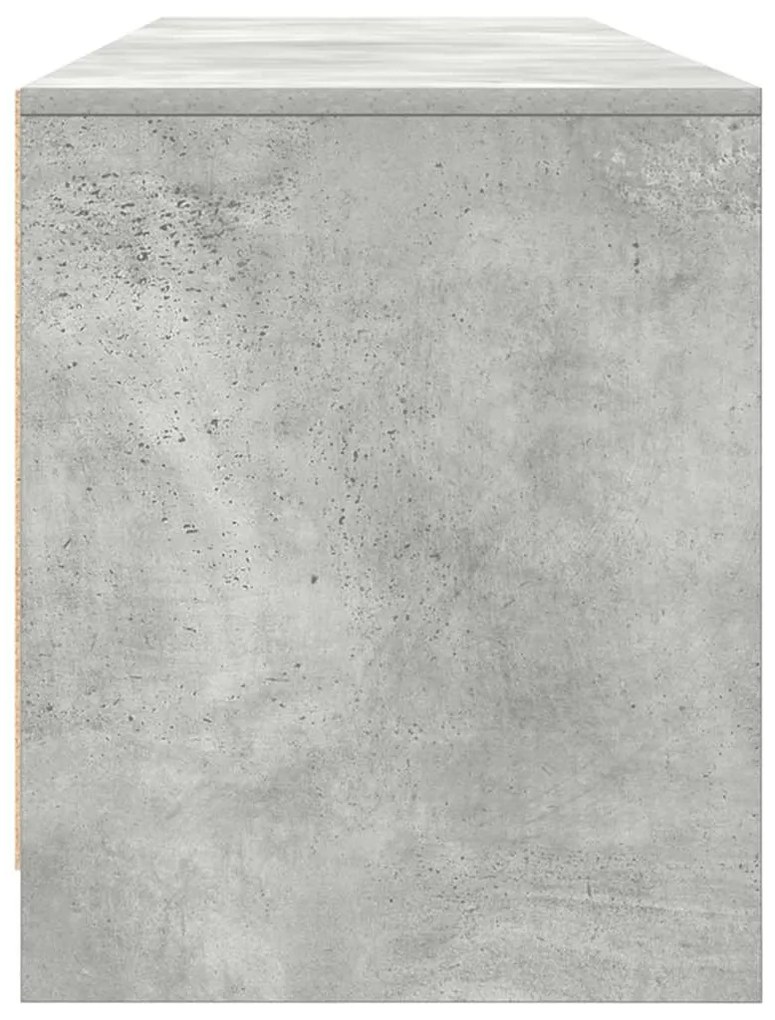 betonszürke szerelt fa TV-szekrény 188,5x41x50 cm