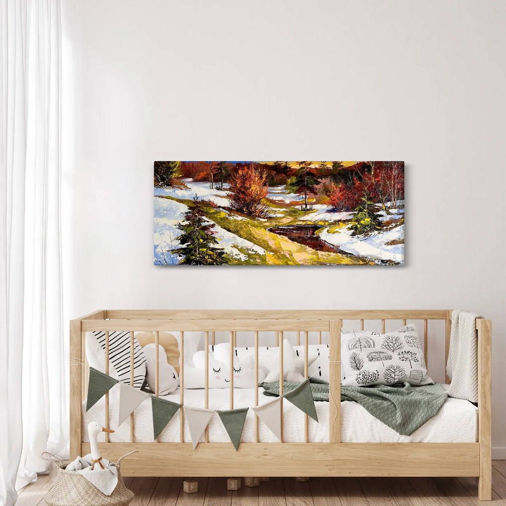 Kép - A tavasz érkezése (120x50 cm)