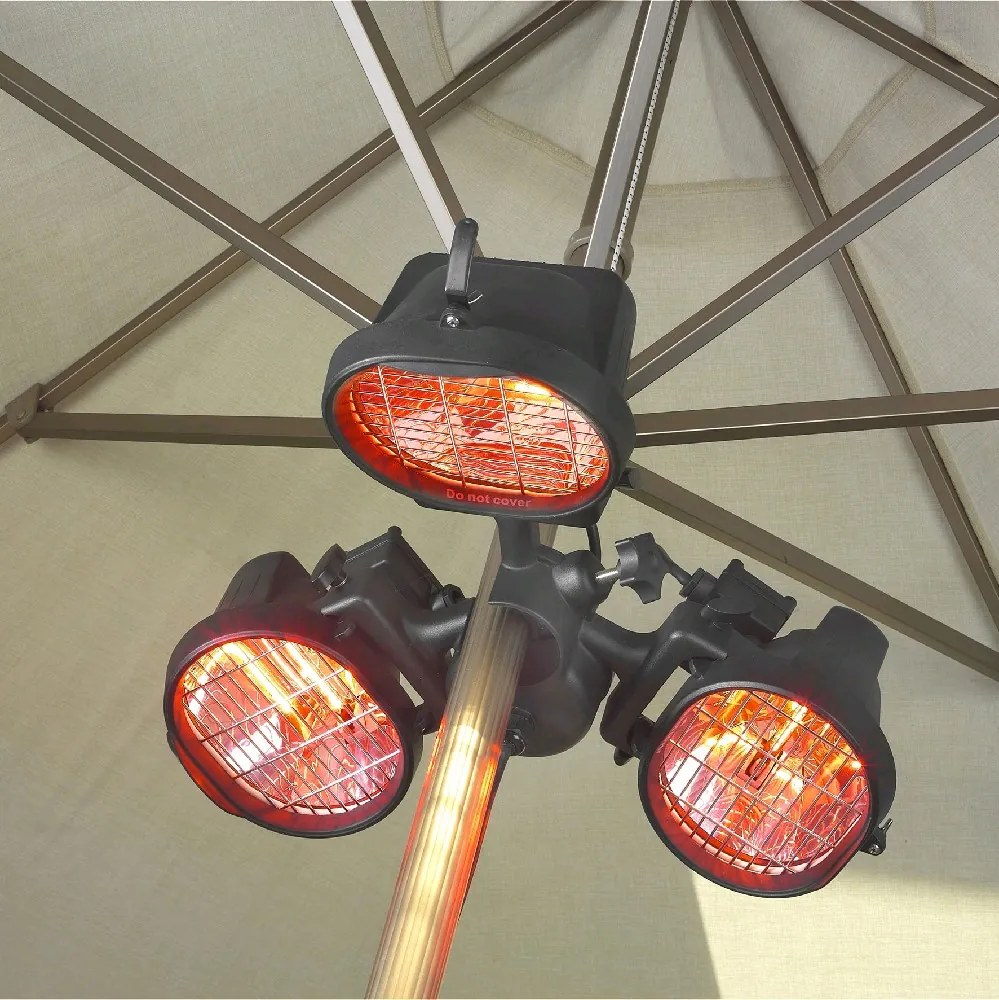 EUROM PARASOL 1500 infraradiátor, fekete