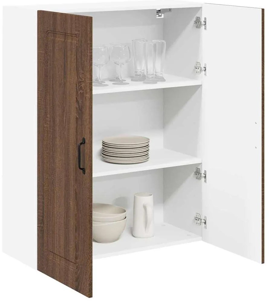 Fali konyhaszekrény Barna Tölgy 80 x 31 x 100 cm Faanyag