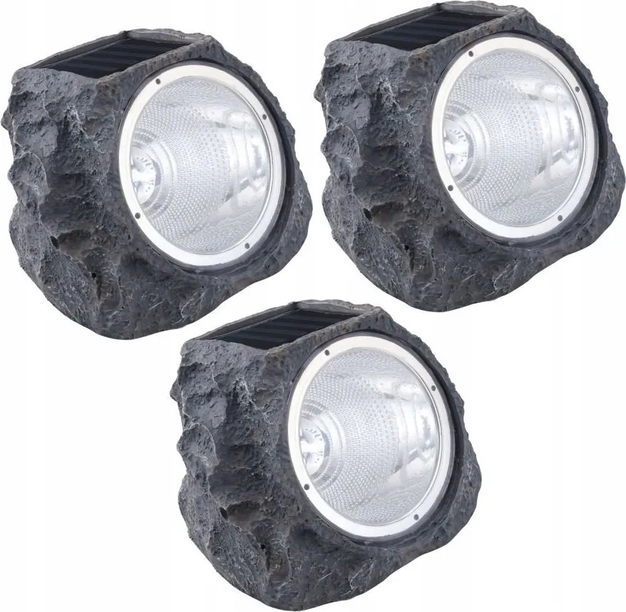 3 db-os napelemes Led kerti lámpa szett Solar 48505 Eeglo