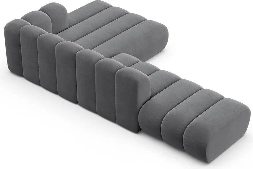 Világosszürke sarokkanapé (jobb oldali) Lupine – Micadoni Home