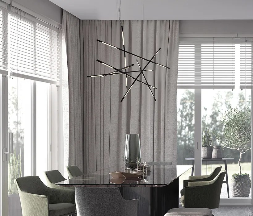 NOVALUCE 9695216 RACCIO Modern Led Függesztett Lámpa LED IP20