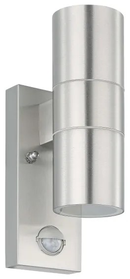 Eglo 32898 - LED érzékelős kültéri fali lámpa RIGA 5 2xGU10/3W/230V