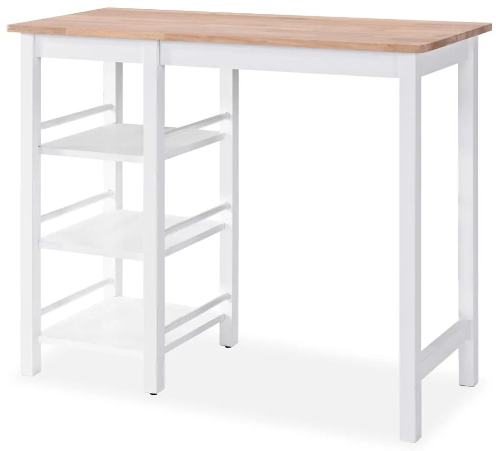 3 részes fehér MDF bárgarnitúra