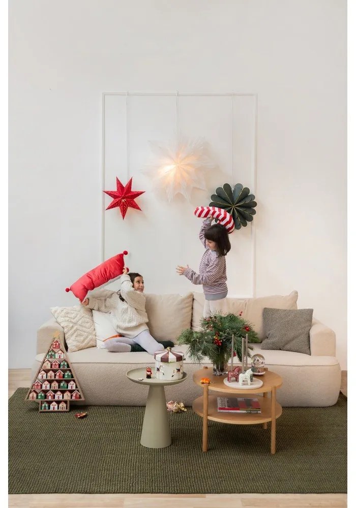 Karácsonyi mintás díszpárna 50x30 cm Candy Cane – Catherine Lansfield