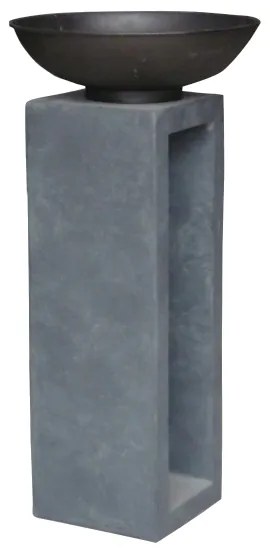 PRAKTIKER DEKOR TŰZTÁL OSZLOPON 50X105 CM, AGYAG ÉS FÉM