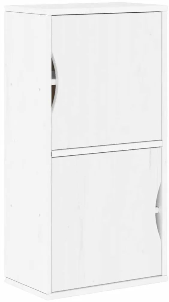 oldalsó szekrény ODDA fehér 40x24x79 cm tömörfa fenyőfa