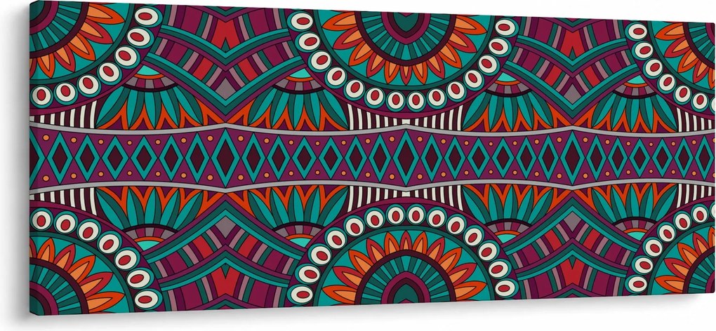 A díszítő absztrakció képe (120x50 cm)