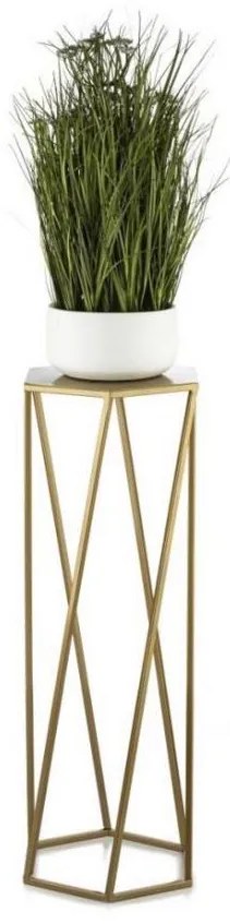 Virágállvány 70x24 cm arany színben