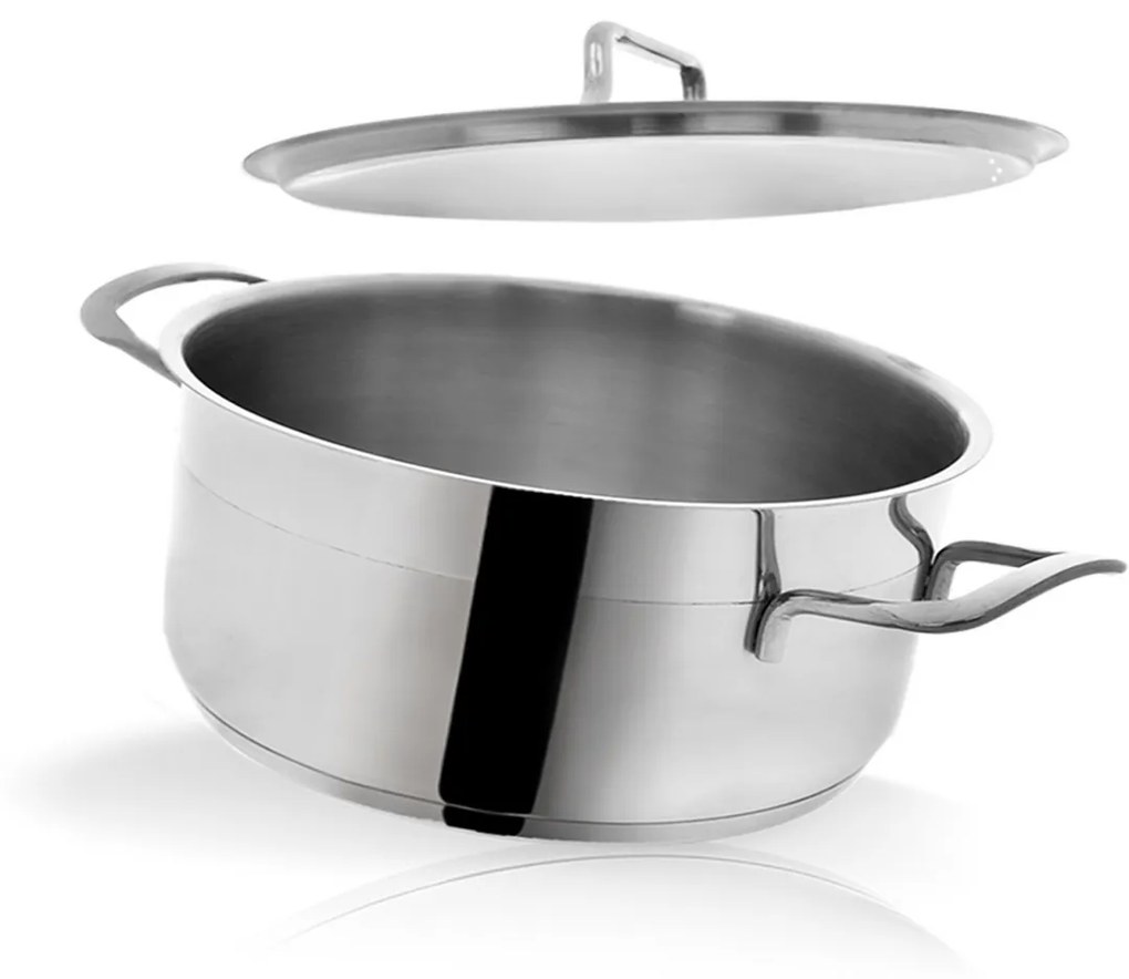 Orion Anett rozsdamentes acél lábas fedővel, 6,2 l, 6,2 l