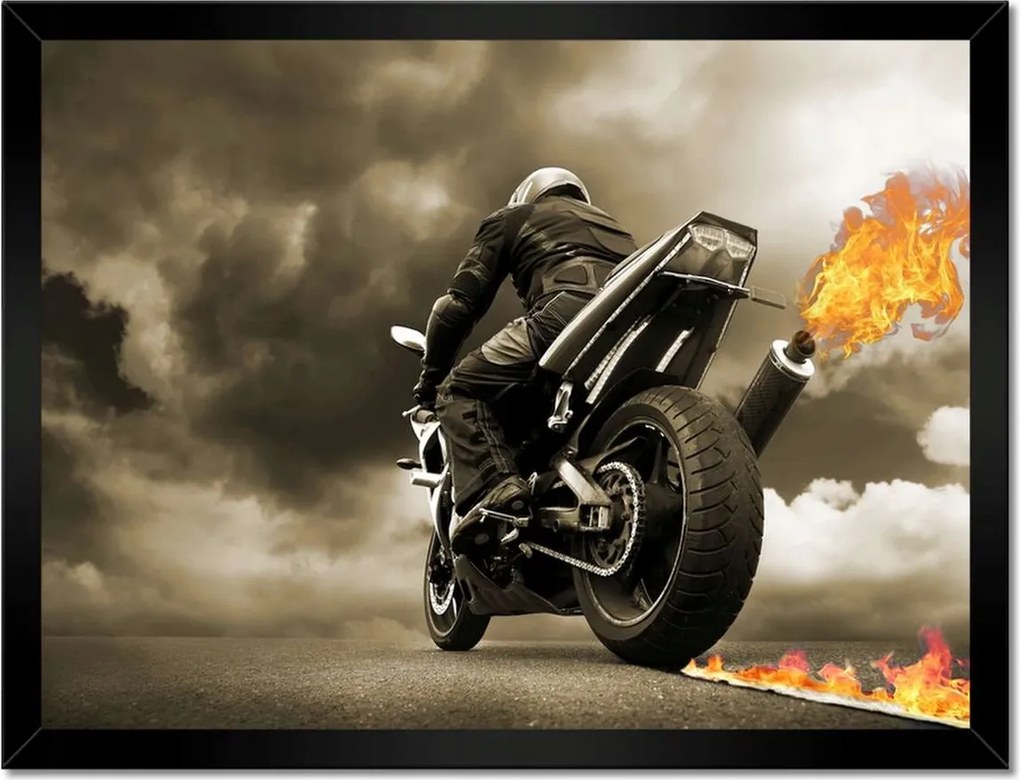 Poszterek keretben 40x30 Tűz a csőből Üldöző