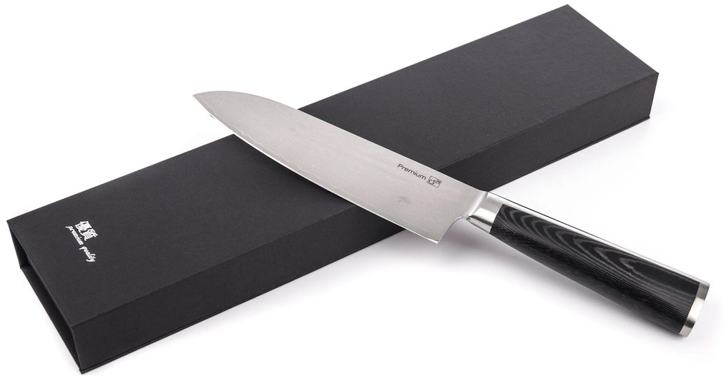 G21 Gourmet Damascus Santoku kés, 17 cm
