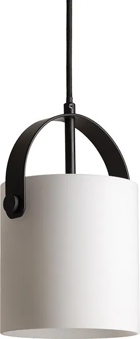 RENDL JULIETTA 16 függőlámpa opálüveg/fekete 230V LED E27 15W