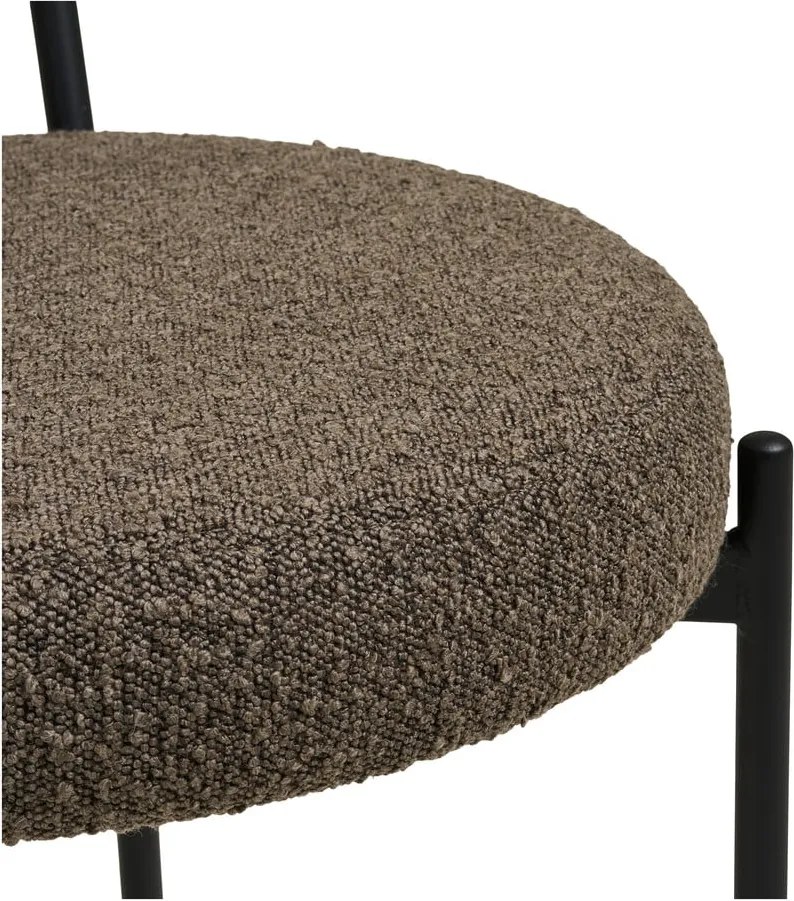 Barna kárpitozott étkezőszék Badalona – House Nordic