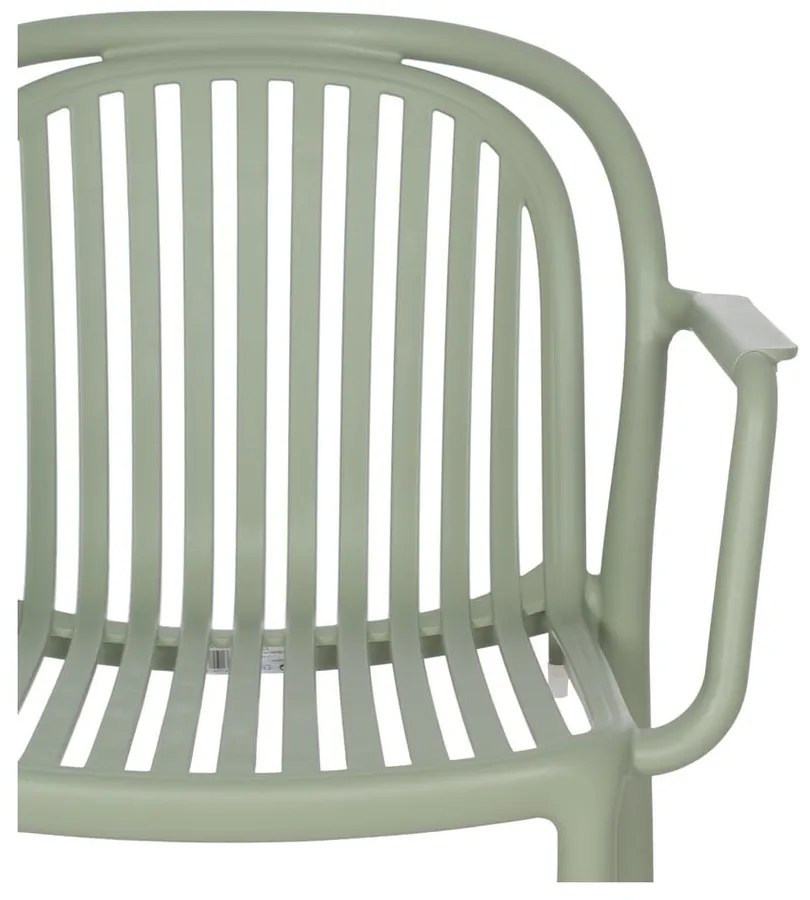 Zöld műanyag étkezőszék Alia – Ixia