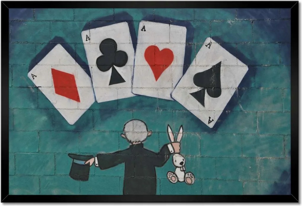 Poszterek keretben 60x40 Graffiti Utcaművészet