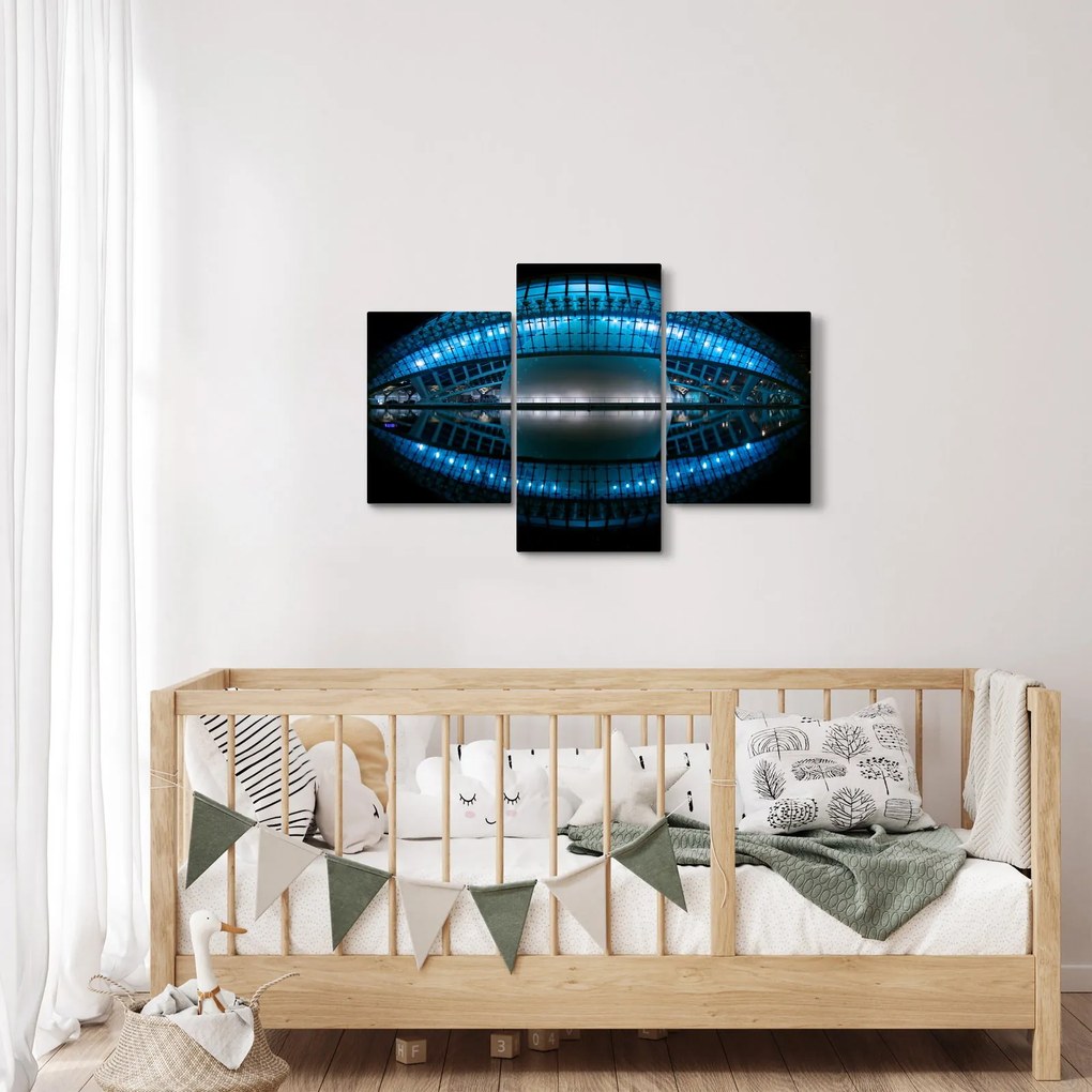 Egy kép a futballstadionról (90x60 cm)