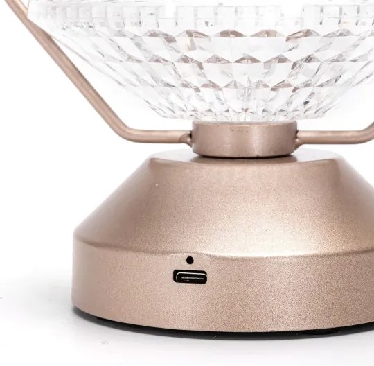 Aigostar- LED RGB Dimmelhető újratölthető asztali lámpa LED/1W/5V 1800mAh 20 cm + távirányító