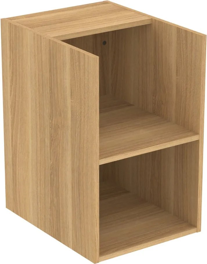 Natúr színű alacsony-fali fürdőszoba szekrény tölgyfa dekorral 40x63 cm i.Life B – Ideal Standard