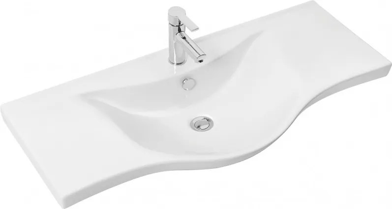 VivaStyle EKONOMIK 100 lábon álló fürdőszobabútor Sanovit ALBATROS 10100 mosdókagyló 99,5x46,5cm