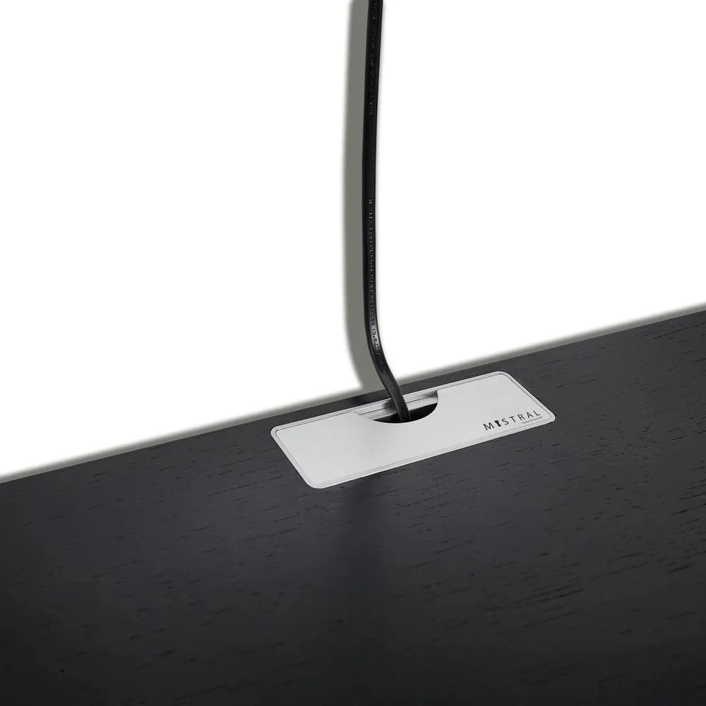 Khaki-fekete TV-állvány 161x42x45 cm Mistral – Hammel Furniture