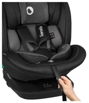 Lionelo BASTIAAN i-Size autósülés 40-150 cm fekete/szürke
