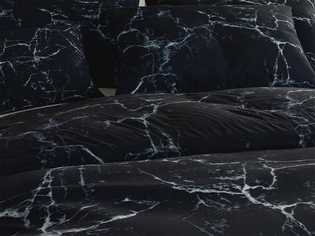 Mikroszálas ágyneműhuzat TEMPESTA fekete Ágyneműhuzat mérete: 70 x 90 cm | 140 x 220 cm