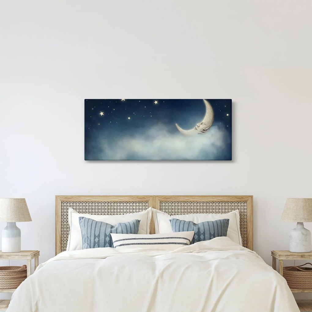 Kép - Hold csillagokkal (120x50 cm)