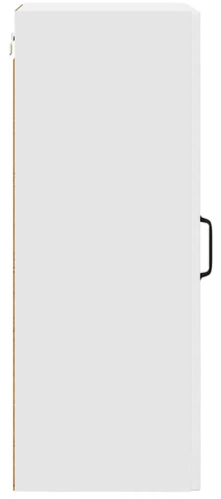 Fali konyhaszekrény polcokkal Fehér 40 x 31 x 80 cm Faanyag