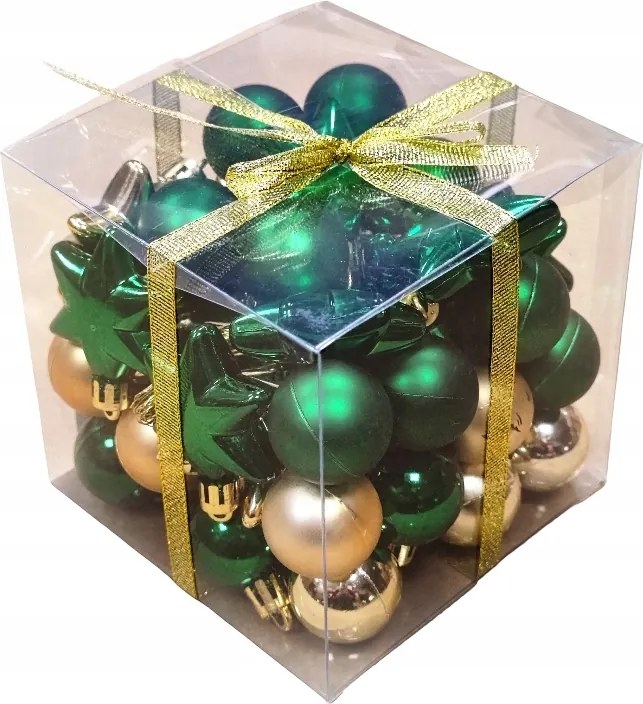 Karácsonyfa gömbök Törhetetlen Karácsonyfadíszek 50 db 455/7