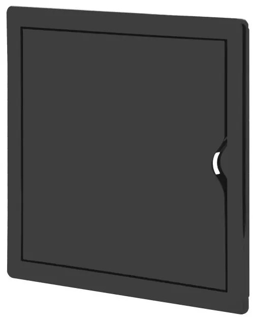 Virone revíziós szerelő ajtó műanyag fekete 20x20cm