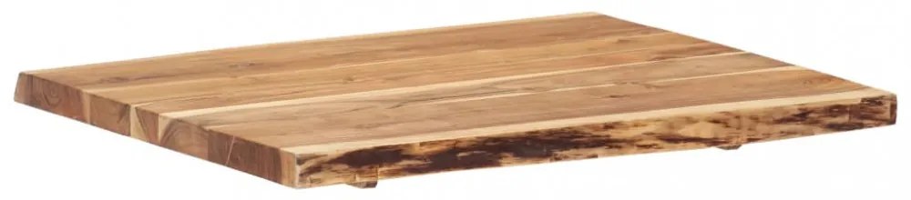 tömör akácfa asztallap 80 x (50-60) x 3,8 cm