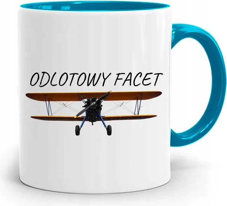 Kék Bögre Fiúnak, nyomott mintás, fényképes