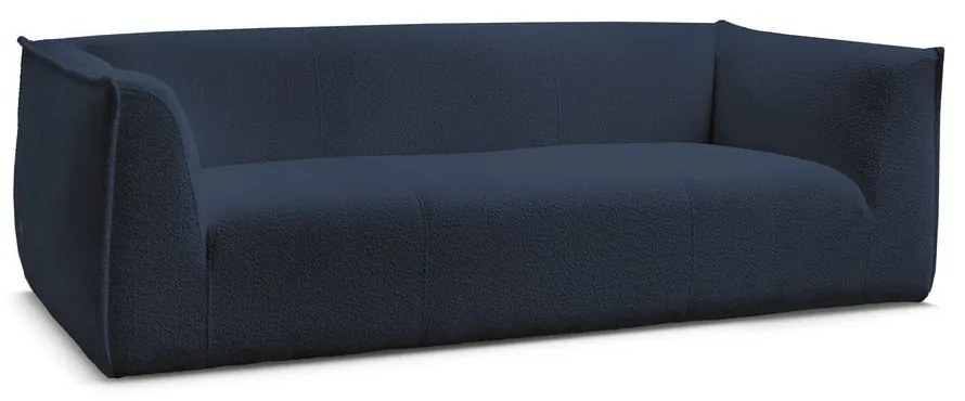 Sötétkék buklé kanapé 242 cm Giorgia – Bobochic Paris