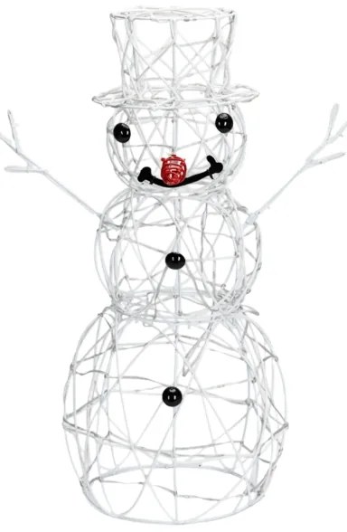 Aigostar-LED Kültéri karácsonyi dekoráció LED/3,6W/31/230V 6500K 60cm IP44 hóember