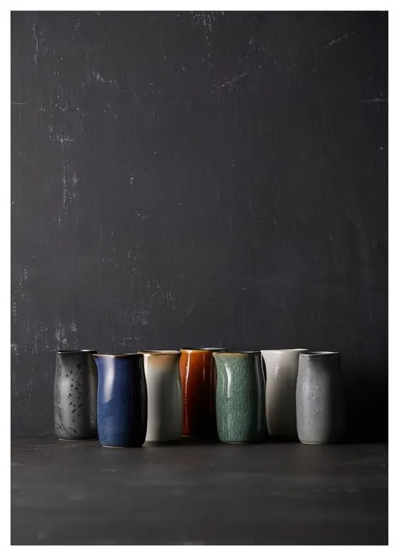 Borostyán színű kerámia tejkiöntő 200 ml Gastro Black/Amber – Bitz