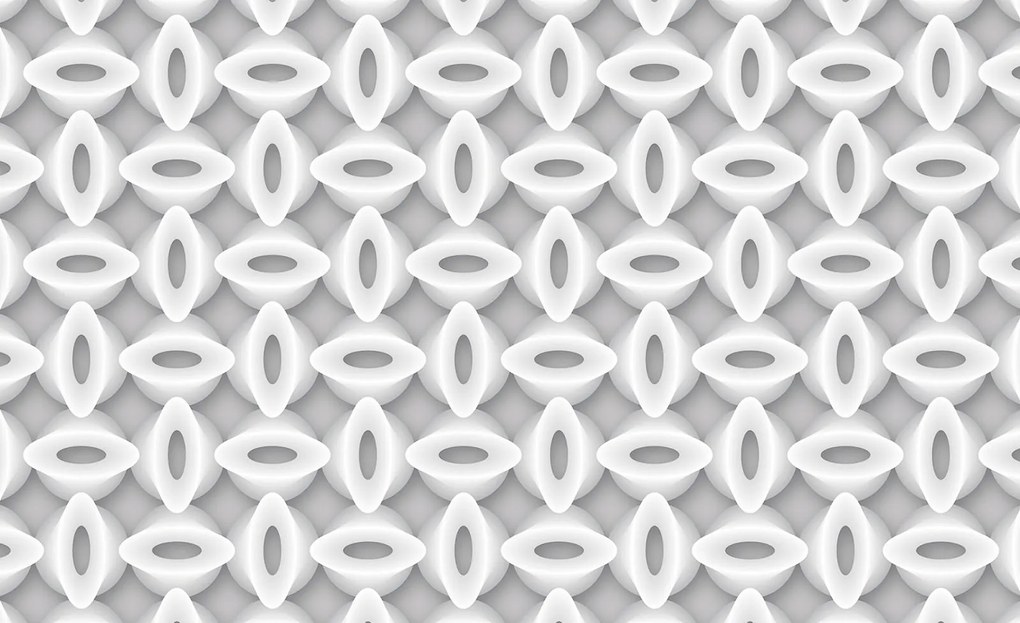 Fotótapéta Geometriai figurák vinil szürke-fehér háttér 368x254 +ragasztó