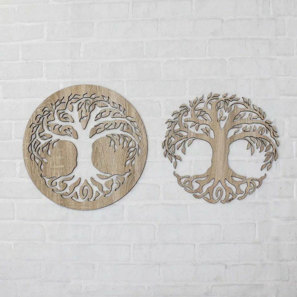 DUBLEZ | 2 az 1-ben fából készült életfák - Hod és Netzach