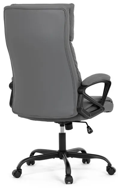 Irodai szék hintamechanikával, szürke műbőr kárpittal. KA-Y346 GREY