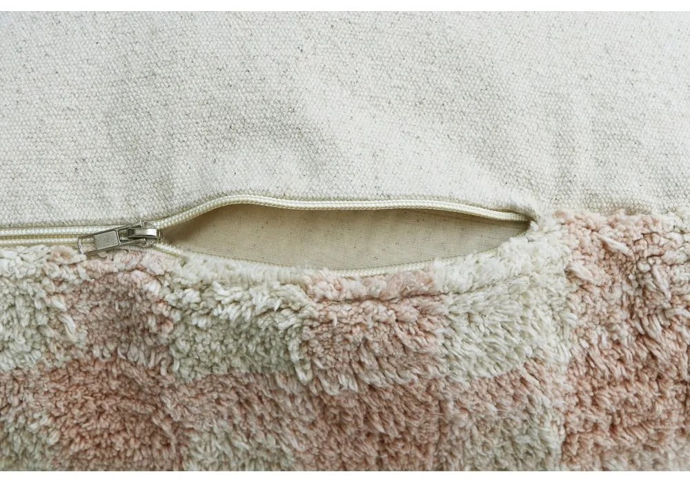 Világos rózsaszín puff Vichy Rose – Lorena Canals