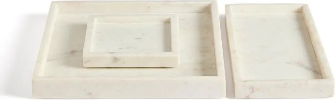 Márvány dekoratív tálca 18x35 cm Serela – Kave Home