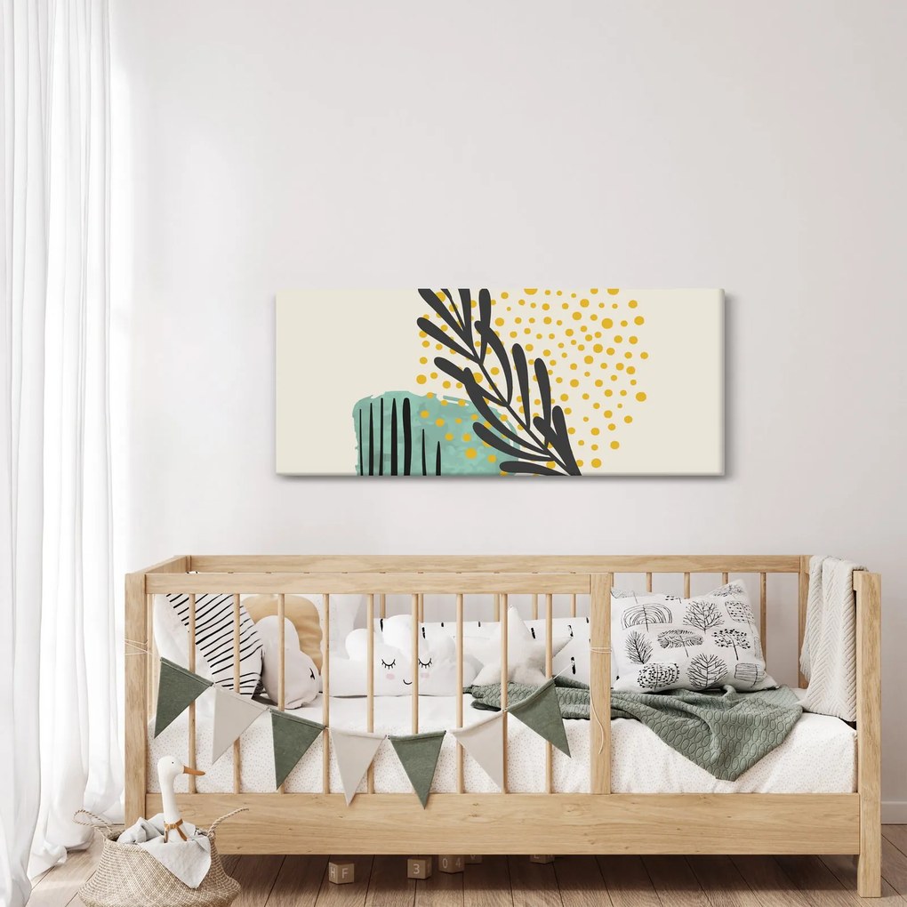 Kép - Absztrakt lapok N⁰3 (120x50 cm)
