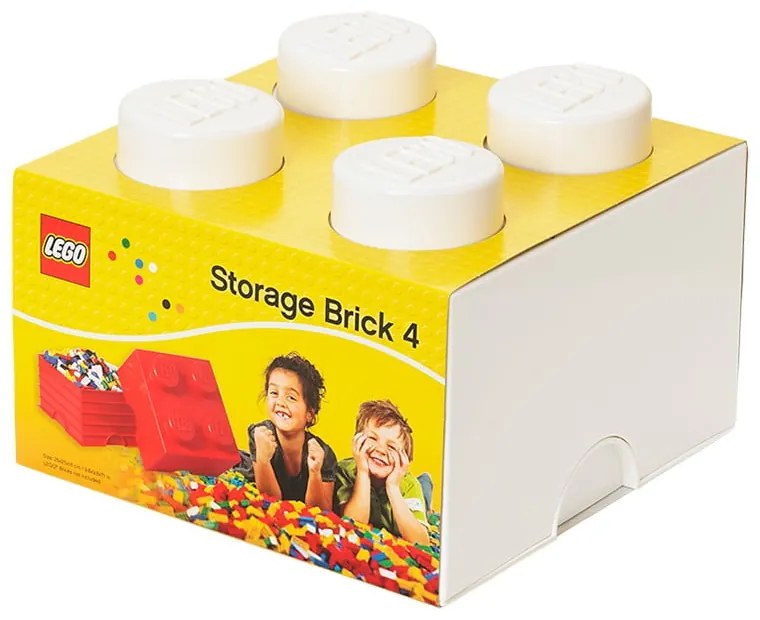 Fehér négyszögletes tárolódoboz - LEGO®